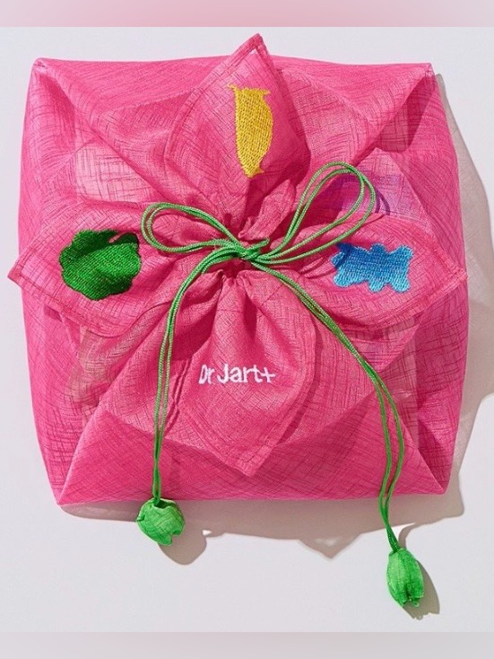 Dr Jart - Ssam pink sheer fabric gift wrap (set of 2)
